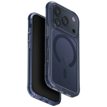Uniq Combat Magclick dėklas iPhone 17 Pro telefonui, mėlynas