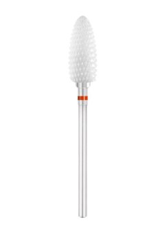 Exo Pro keraminis frezos antgalis ovalus Ø 6,0 mm smulkus (raudonas)