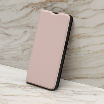 Apple iPhone 16 Pro 6.3'' Smart Soft Book Case Cover, Nude