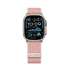Laikrodžio dirželis Tech-Protect Nylon Sport, skirtas Apple Watch (44/45/46/49 mm), šviesiai rožinis