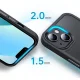 Tech-Protect MagMat MagSafe dėklas Samsung Galaxy S23 Ultra, matinė juoda