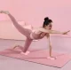 Pink Yoga and Fitness Knee and Elbow Pads (2 Pcs)