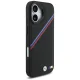 BMW M Tricolor Metal Logo MagSafe dėklas iPhone 17 telefonui, juodas
