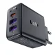 Acefast A57 GaN įkroviklis 2x USB-A + USB-C PD 35W, juodas