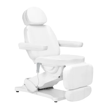 Elektrinis kosmetologinis gultas Sillon Classic v2 su šildymu, baltas