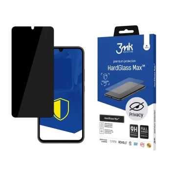 „3mk HardGlass Max Privacy“ apsauginis stiklas Samsung Galaxy A34 5G