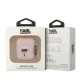 Karl Lagerfeld Silicone Karl Head 3D dėklas AirPods 1/2, Rožinis