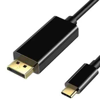 USB Type-C į DisplayPort laidas 4K 60Hz, 5m, juodas