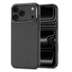 Tech-Protect Ion Carbon MagSafe dėklas telefonui iPhone 18 Pro / 17 Pro, juodas ir sidabrinis