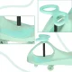 Swing Fix S3 Gravity Ride-On Car with LED Rubber Wheels, Mint