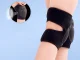 Protective Foam Knee Pads for Work, Gardening and Sports, Set of 2, Black
