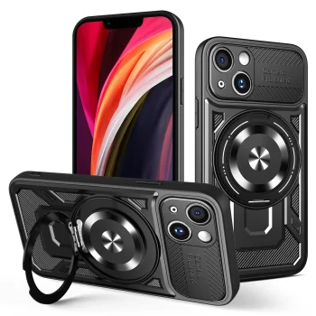 Dėklas TFO Defender Armor Mag skirtas iPhone 13 6.1", juodas