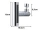 Faucet Aerator Extension with 360° Rotation and 4 Modes, Silver