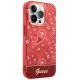 Guess dėklas iPhone 14 Pro Max telefonui Bandana Paisley, raudonas