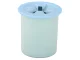 Silicone Dog Paw Cleaner Cup for Dogs and Cats, Size S, Blue