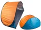 Large Pop-Up Beach Tent with UV Protection and Carry Bag, Blue/Orange