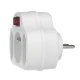 Maclean MCE142 Triple Socket Adapter with Switch