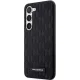 Karl Lagerfeld dėklas Samsung Galaxy S24+ Saffiano Mono Metal Logo, juodas