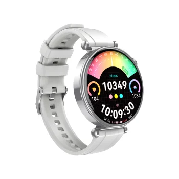 Išmanusis laikrodis XO GT4 Mini Amoled, sidabrinis