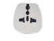 Universalus kelioninis maitinimo adapteris, UK į EU (2-pin), Baltas