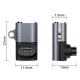 Wozinsky WAYGS1 USB-C adapteris „Garmin“ išmaniajam laikrodžiui, pilkas