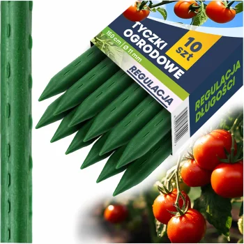 Augalų atramos Plonos PL-940, 150 cm, 10 vnt., žalios