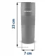 Termosas Berdsen BD-784 su šiaudeliu, 590 ml, juodas