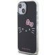 Hello Kitty iPhone 15 dėklas IML Kitty Face, juodas