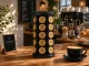 Rotating Coffee Capsule Stand, Black, 40 Capsules