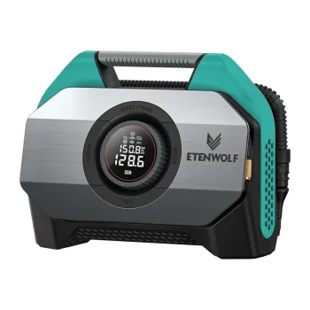 Automobilinis kompresorius Etenwolf S6, 11.03 bar, 19 200 mAh, mėlynas