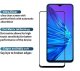 Apsauginis stiklas 5D Xiaomi Redmi 9 telefonui, juodas