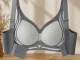 Moteriška besiūlė sportinė liemenėlė Push-Up, pilka, XL