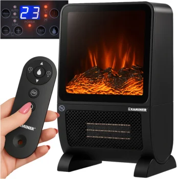 Kaminer Blazeo 2000W Electric Heater with Flame Effect