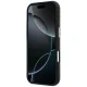 Mercedes Leather Semi Wrap Wood Effect MagSafe dėklas iPhone 17 Pro Max, rudas