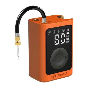 Elektrinė kamuolių pompa Etenwolf P300 Plus, 3200 mAh, oranžinė