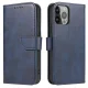 Knygutės tipo dėklas Magnet Case telefonui iPhone 14 Max su stovo funkcija, mėlynas