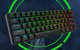 Mechaninė klaviatūra Royal Kludge RK61 RGB, Brown Switch, juoda