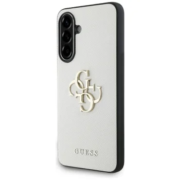 Guess Grained Big 4G Logo Small Classic Logo Phone Case Cover Samsung Galaxy A56 - beige