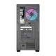 Kompiuterio korpusas Darkflash DS900WS su 4 ventiliatoriais, juodas