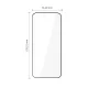 Apsauginis stiklas Tech-Protect Glass Fit+ 2-pack Xiaomi Poco F8 Pro Ultra, juodas