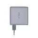 Tech-Protect PowerVision NC140W-GaN 4 lizdų tinklo įkroviklis 140W, tamsiai pilkas