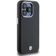 BMW Signature Wrapped Metal MagSafe dėklas skirtas iPhone 14 Pro, juodas