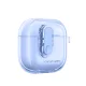 Ausinių dėklas AmazingThing Minimal, skirtas Apple AirPods 4, ultramarinas