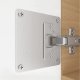 Malatec Hinge Repair Plates, 4 pcs, 9x9 cm