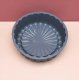 Round silicone baking mold for cakes, 20 cm, grey
