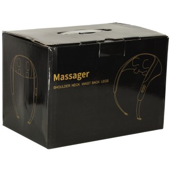 Cordless Shiatsu Neck and Shoulder Massager with Heat for Back Muscles