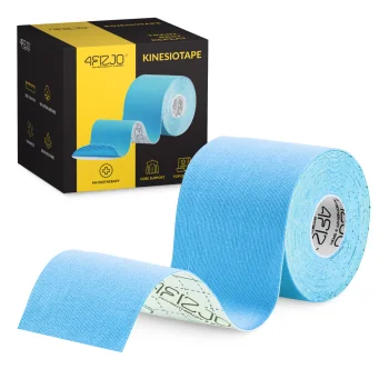 Kineziologinis teipas 4Fizjo 1100, 7,5 cm x 5 m, šviesiai mėlynas
