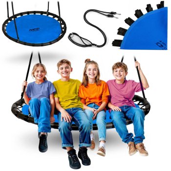 Gandro lizdo sūpynės vaikams Neo-Sport Swingo, 120 cm