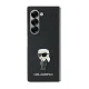 Karl Lagerfeld Saffiano Ikonik Pin dėklas telefonui Samsung Galaxy Z Fold 6, juodas