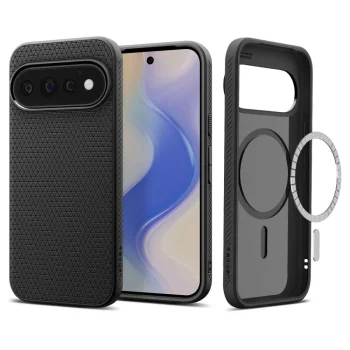 Spigen Liquid Air Mag MagSafe dėklas Google Pixel 11 Pro, Matte Black